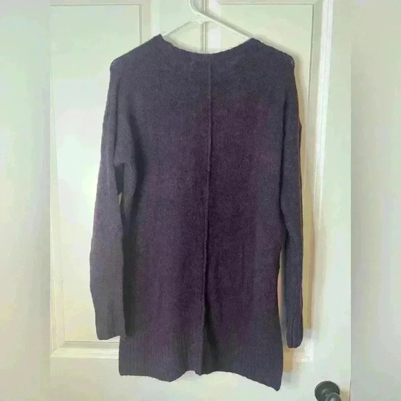 Loft Purple Wool Blend Sweater - Picture 4 of 5